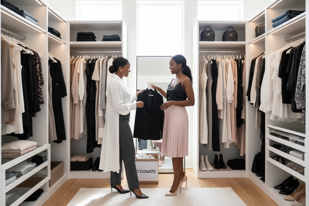 Désencombrement de garde-robe